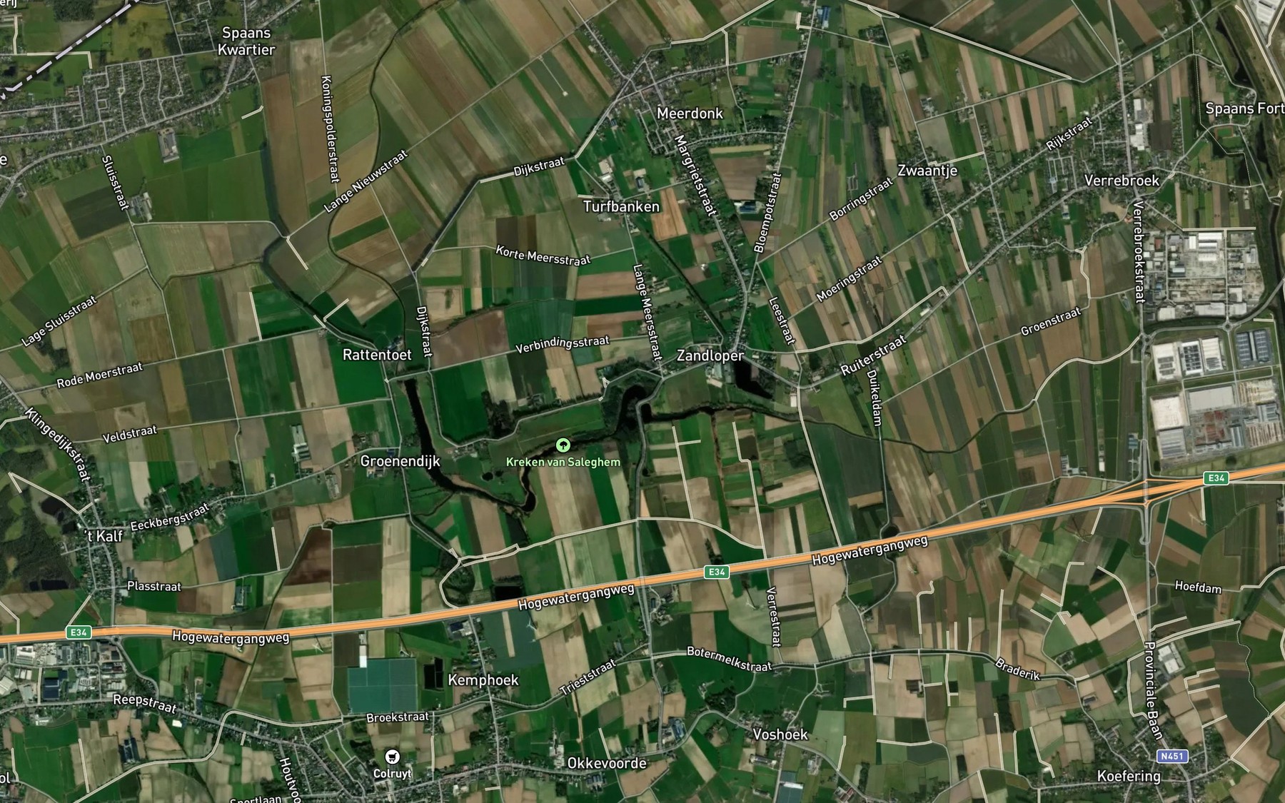 Satellite map of the Sint-Jacobs Gat