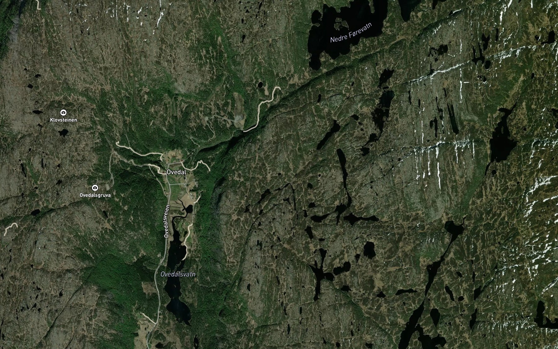 Satellite map of the Slytjodn