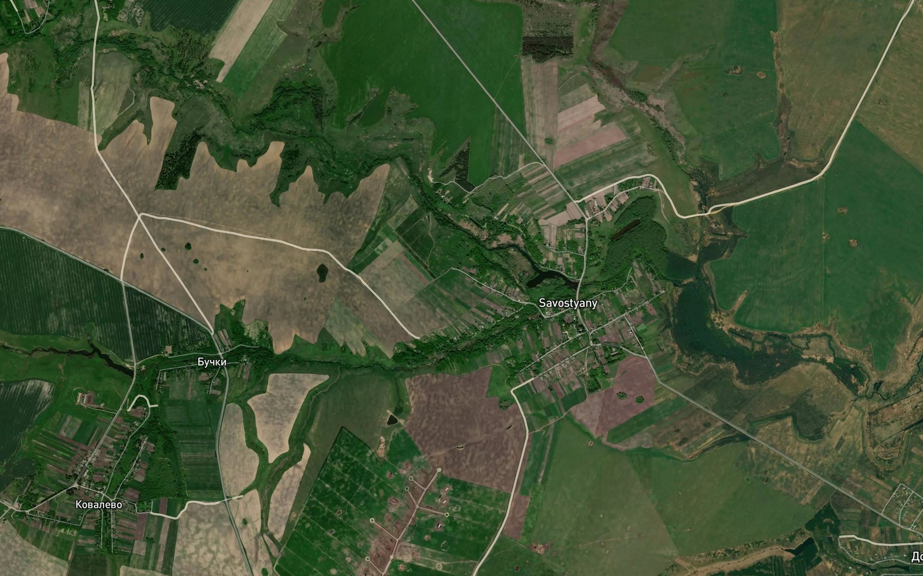 Satellite map of the Buchka