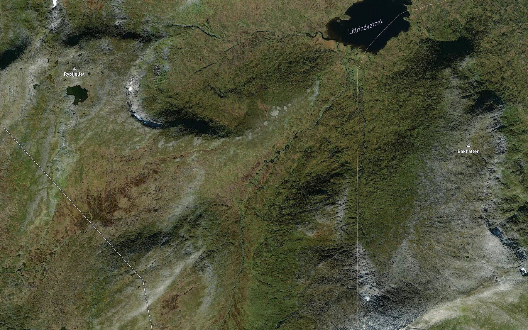 Satellite map of the Nonsbekken