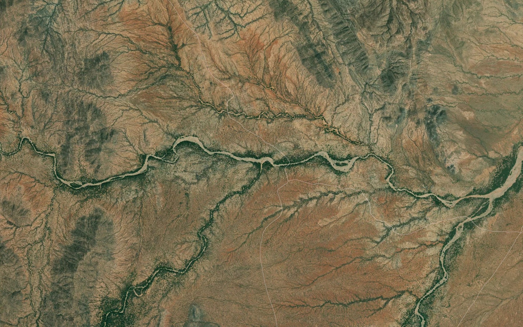 Satellite map of the Kachoke
