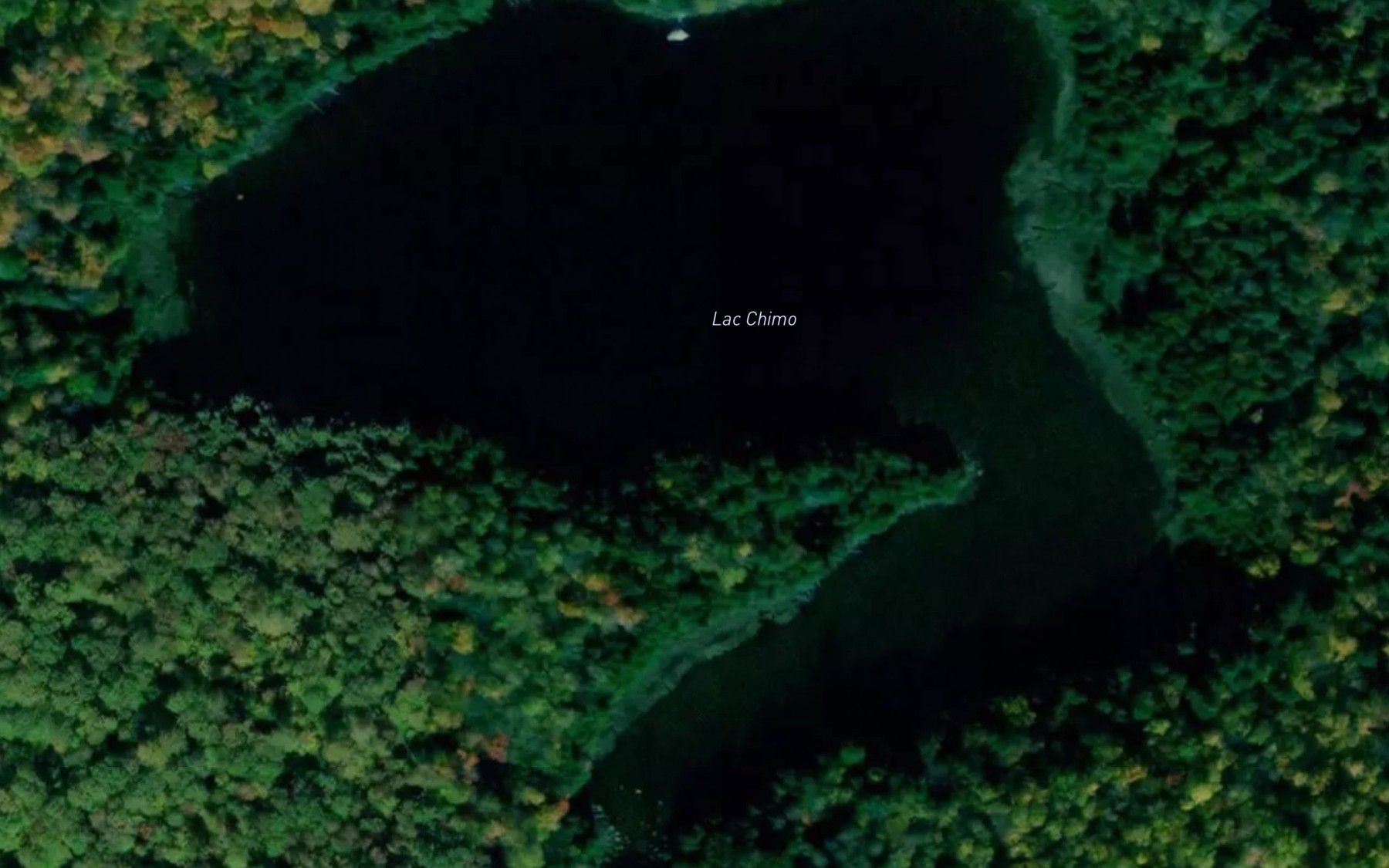 Satellite map of the Lac Chimo