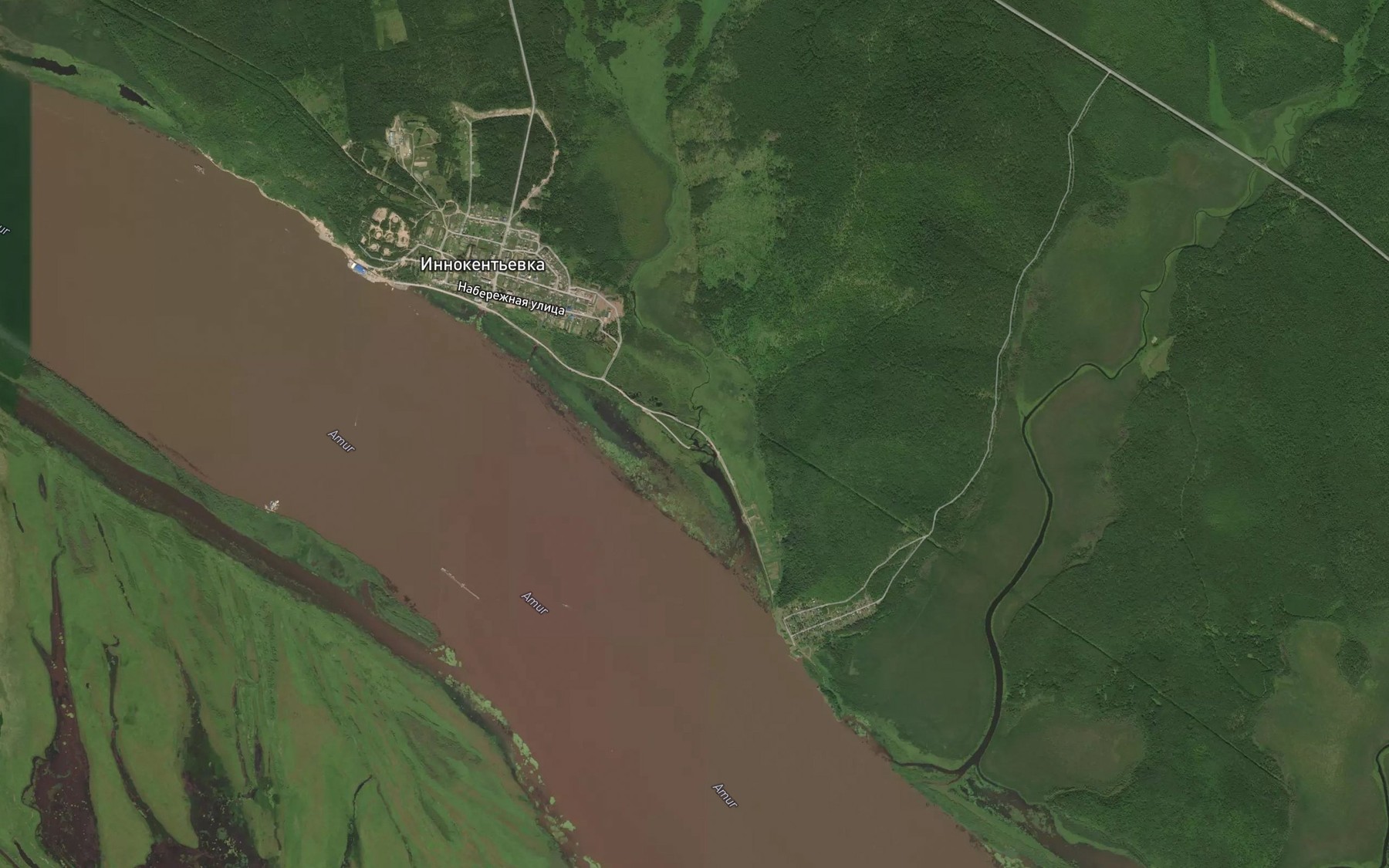 Satellite map of the Pravaya Vayda