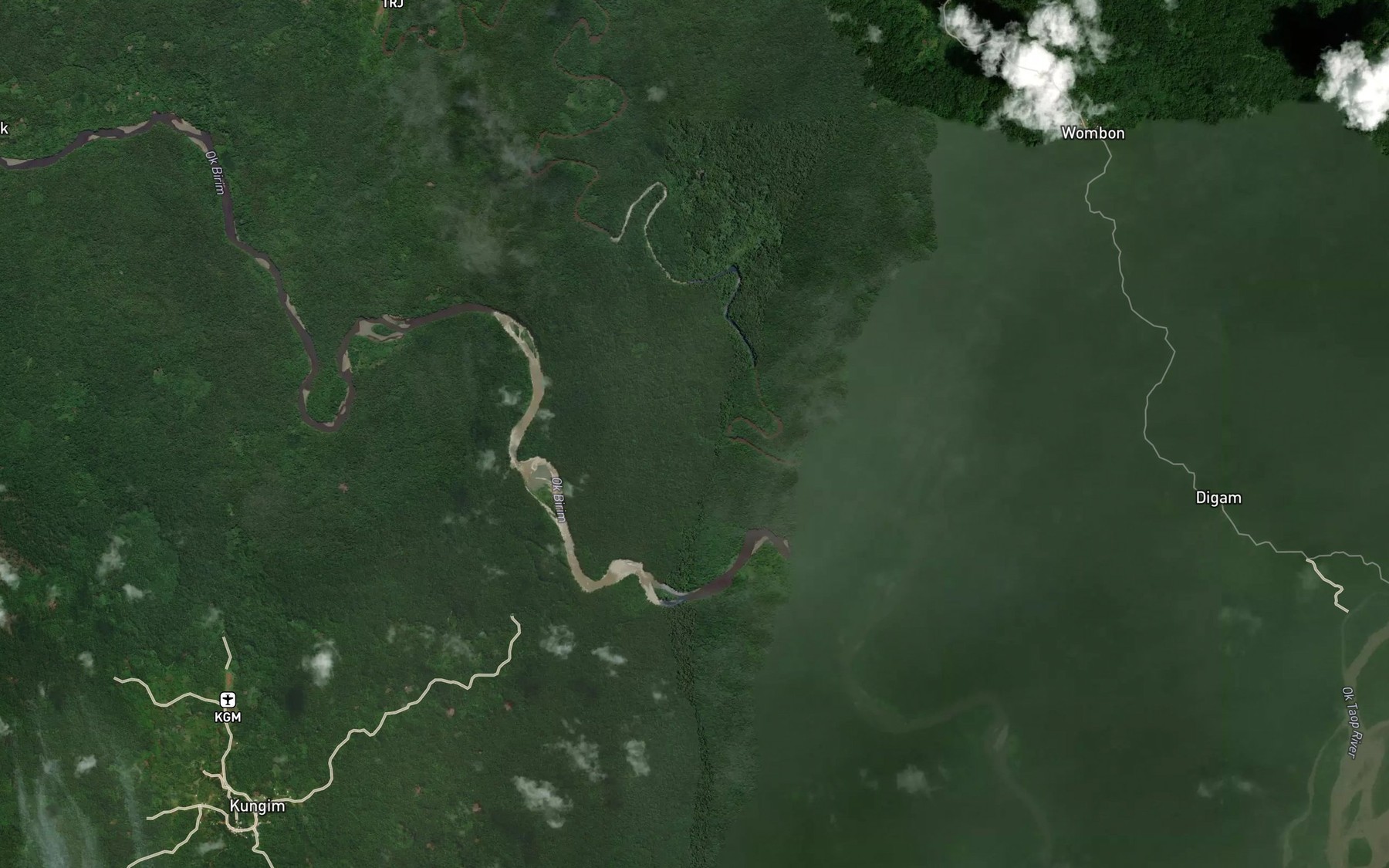 Satellite map of the Ok Taun