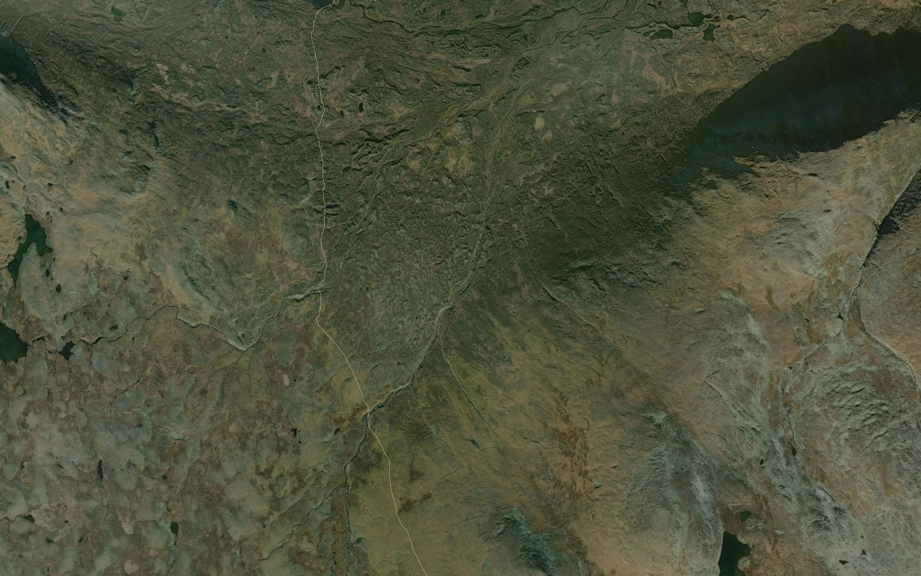 Satellite map of the Sore Flybekken
