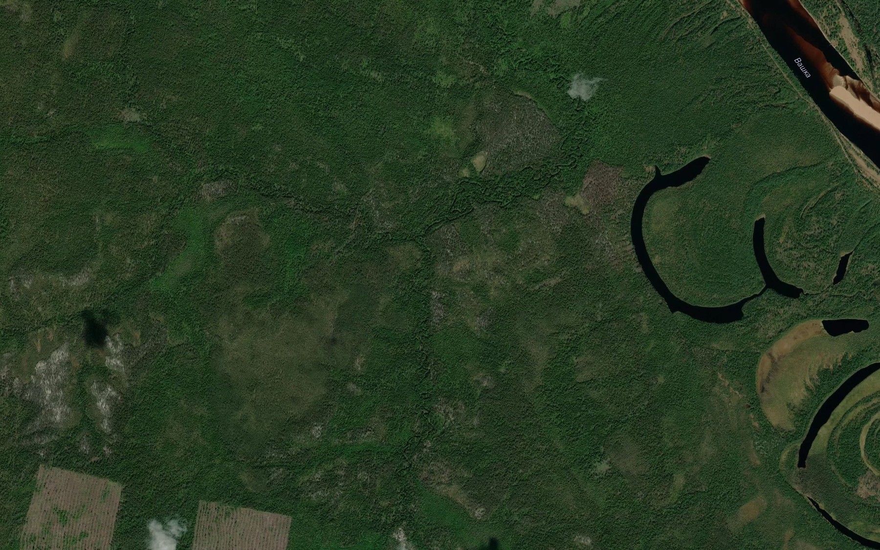 Satellite map of the Syp'ev