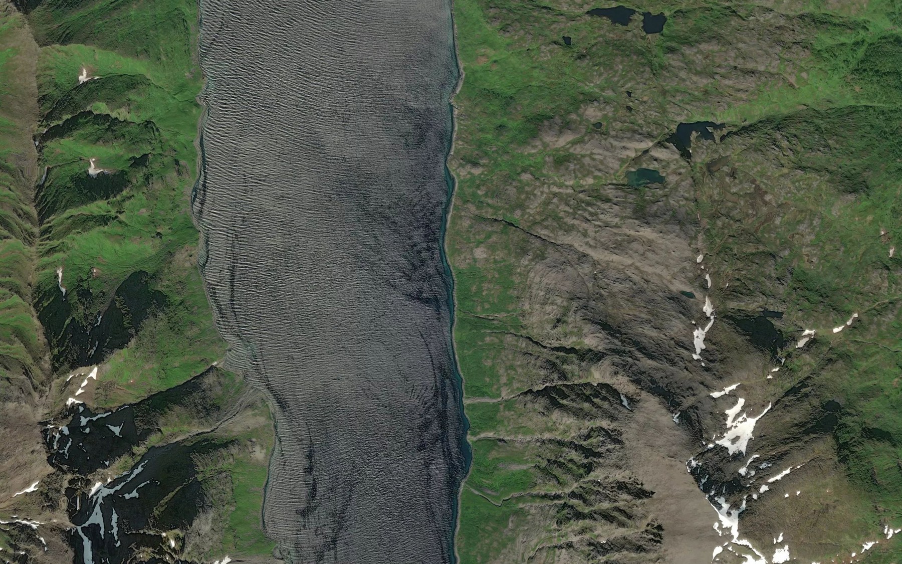 Satellite map of the Minebukta