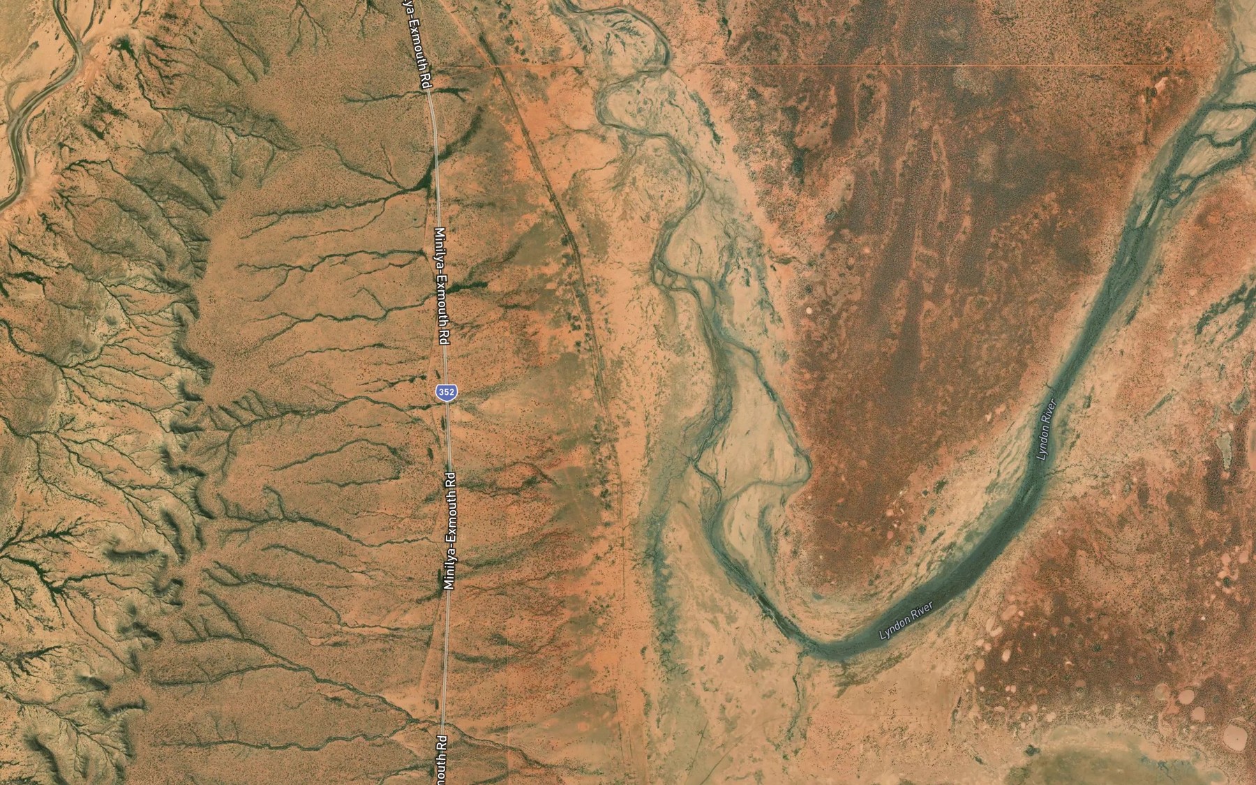 Satellite map of the Gnargoo Pool