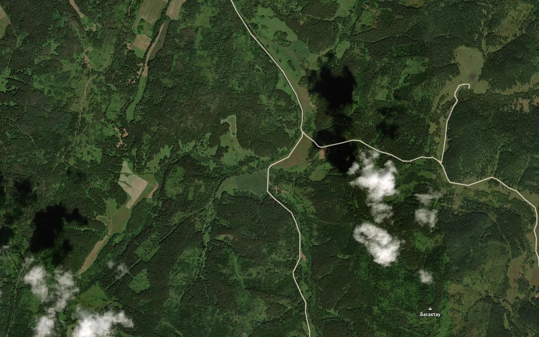 Satellite map of the Malyy Suvanyak