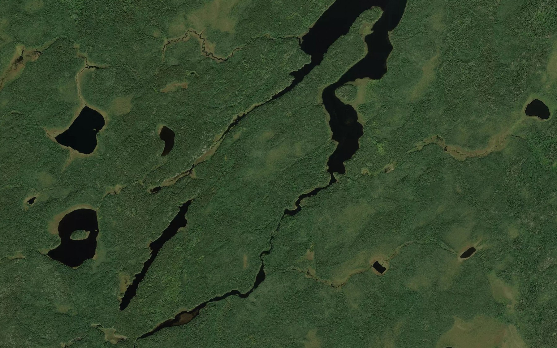 Satellite map of the Deepwater Rapids
