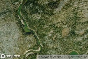 Satellite map of the Sikkoyavik Brook