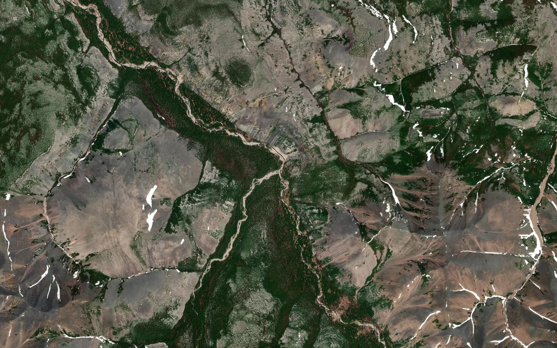 Satellite map of the Levyy Dzhur