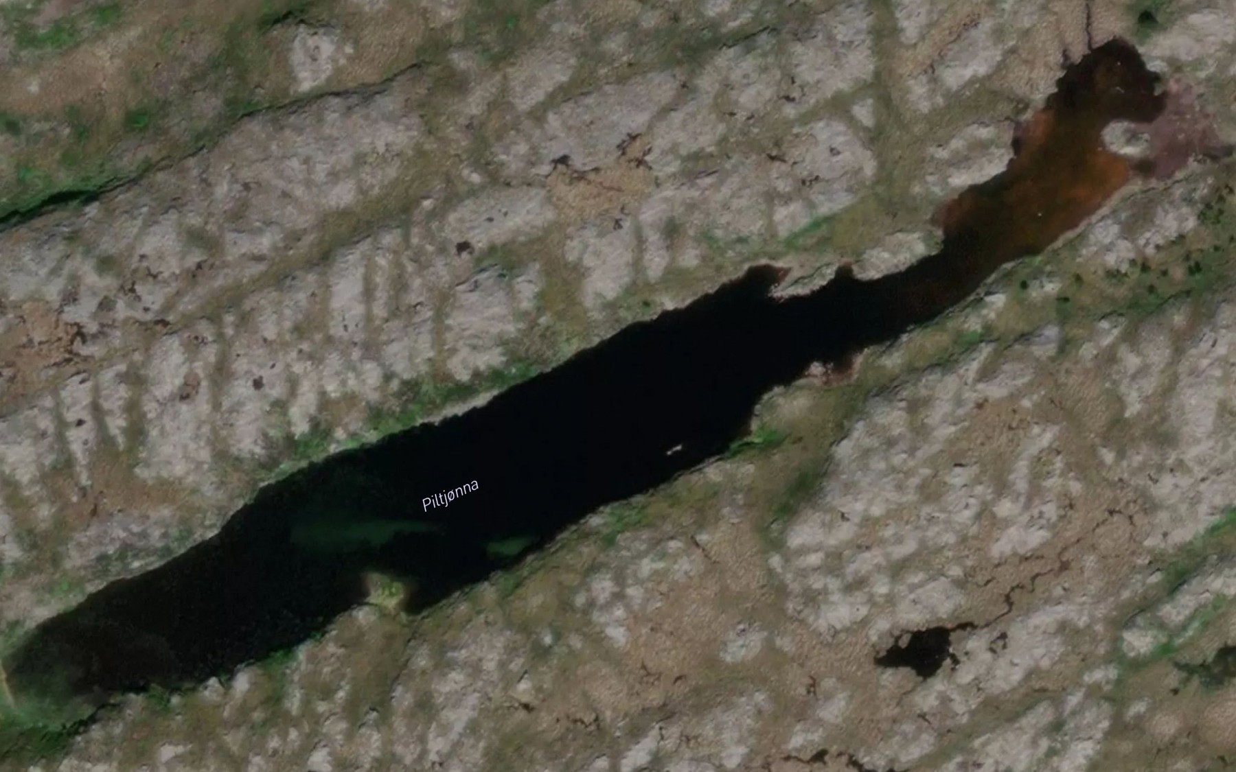 Satellite map of the Piltjorna