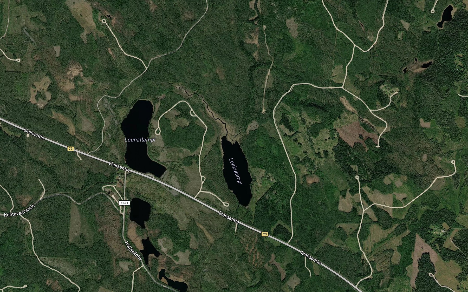 Satellite map of the Loytopuro