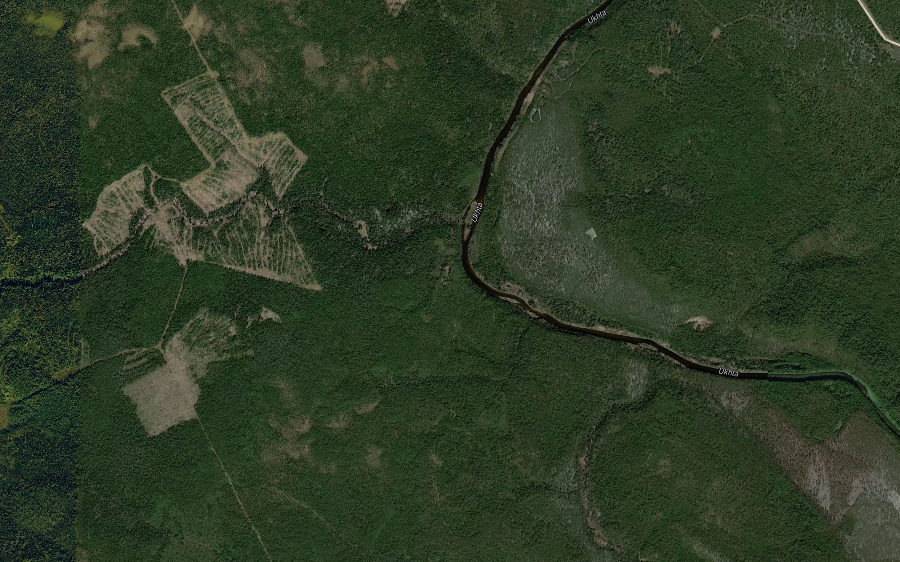 Satellite map of the Verkhniy Sukhoy