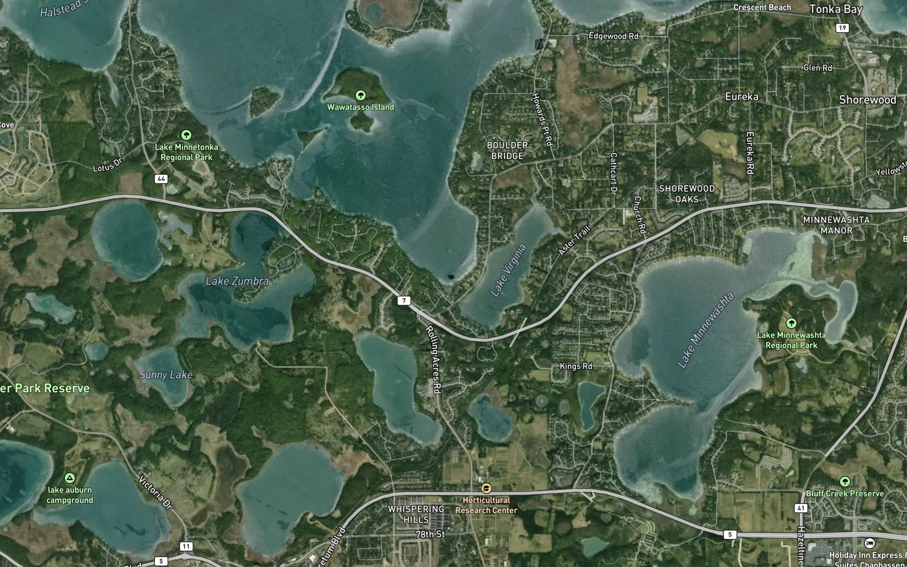 Satellite map of the Spot 4