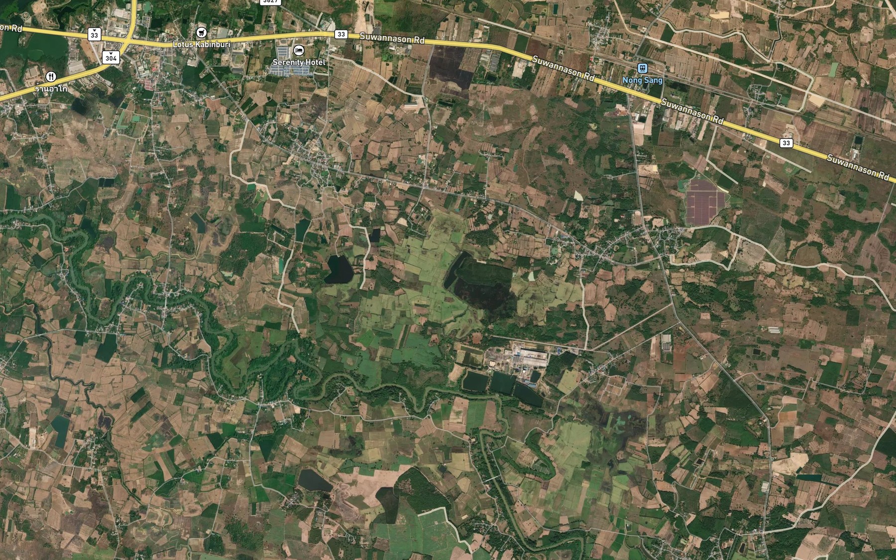 Satellite map of the Nong Khon