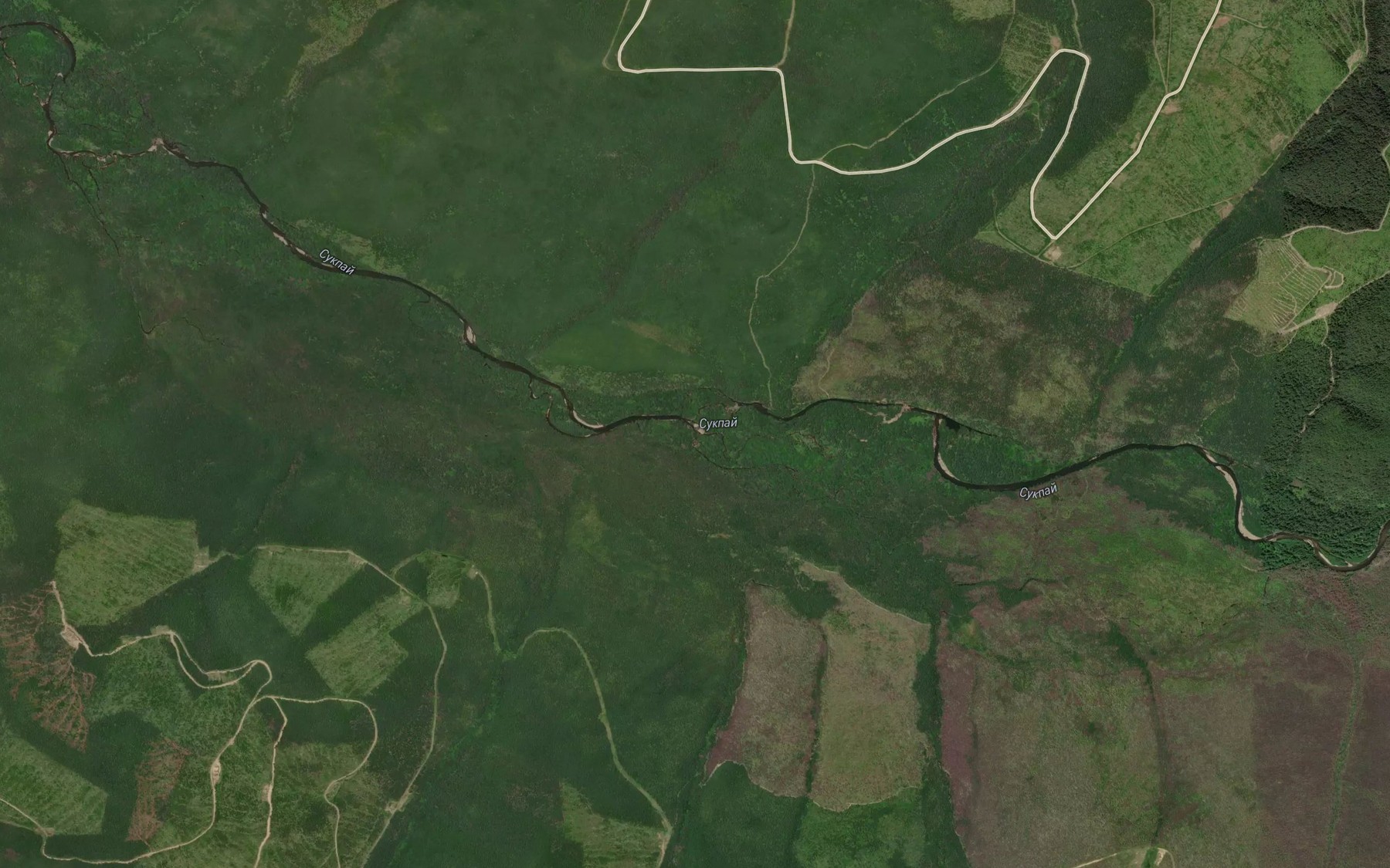 Satellite map of the Sigbo