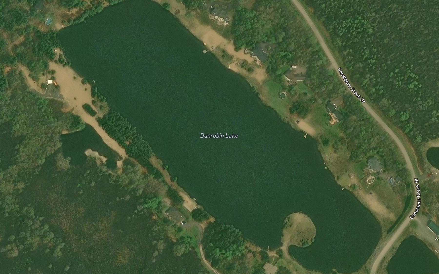Satellite map of the Dunrobin
