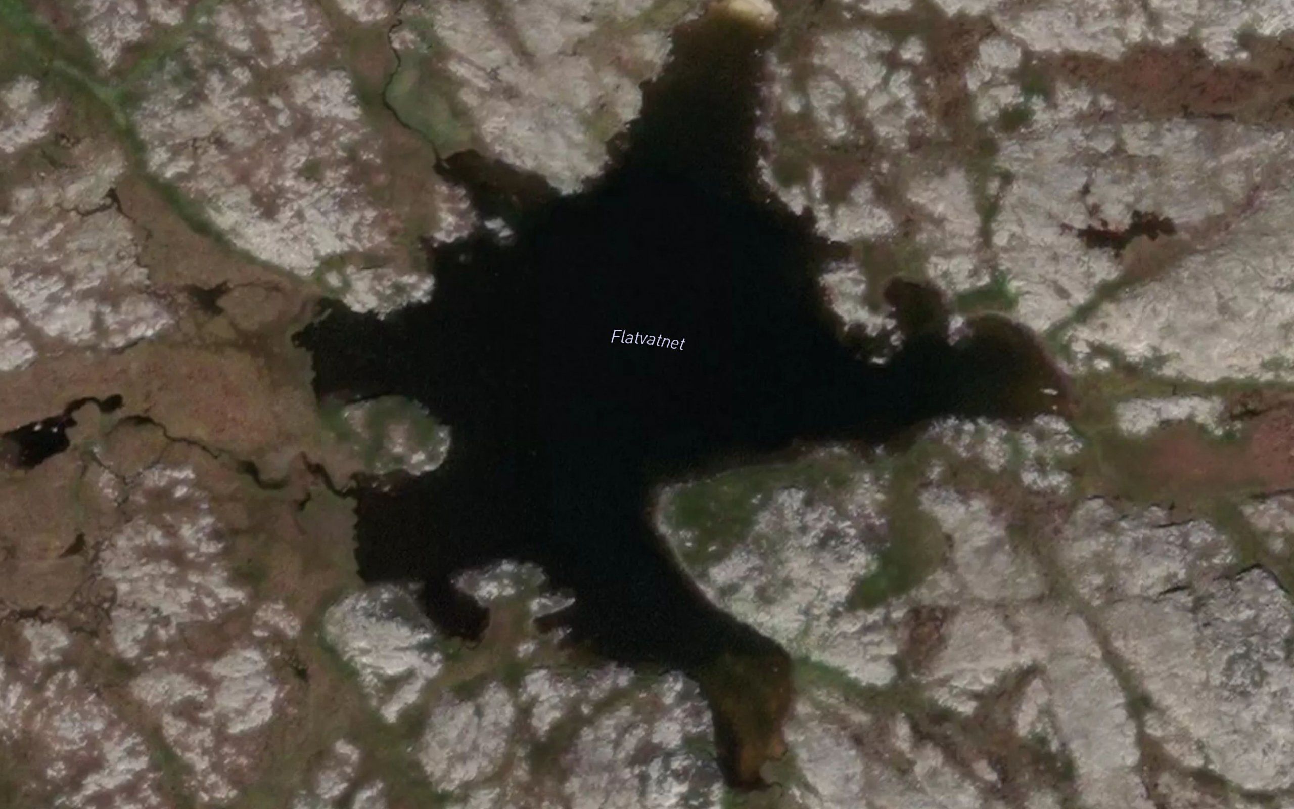 Flatvatnet,vestre