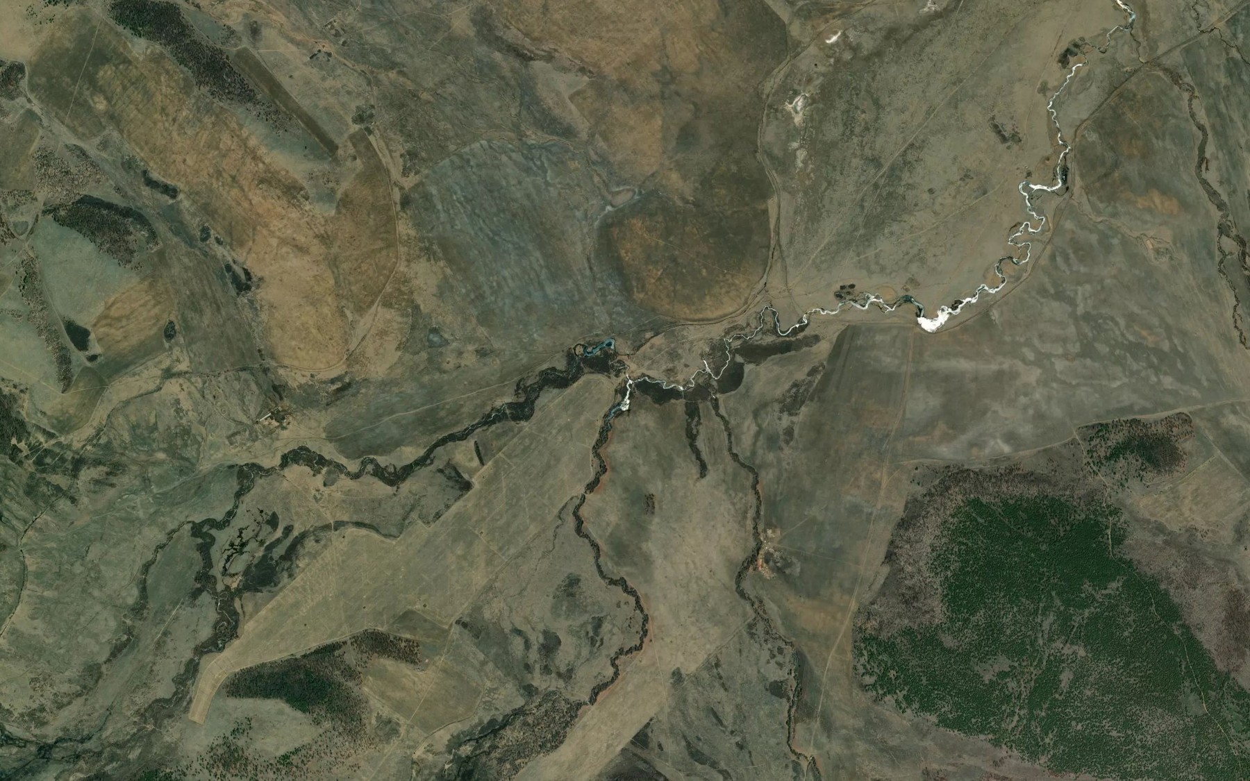 Satellite map of the Shorkhoy
