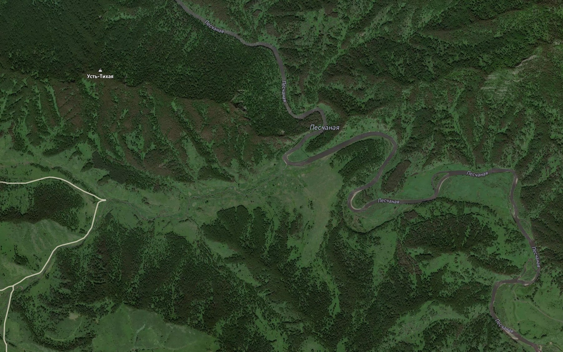 Satellite map of the Bol'shaya Tikhaya