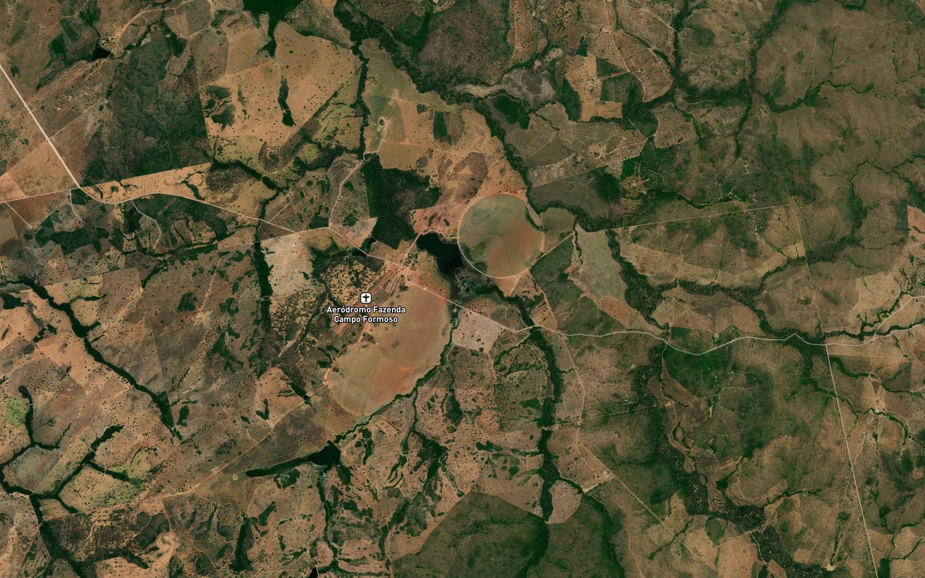 Satellite map of the Corrego da Matinha
