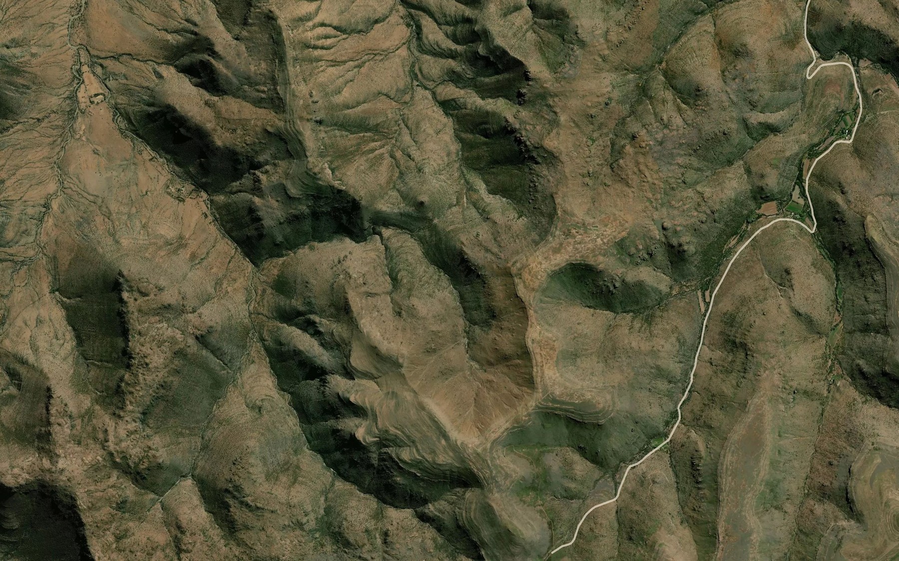 Satellite map of the Spitskopskloof