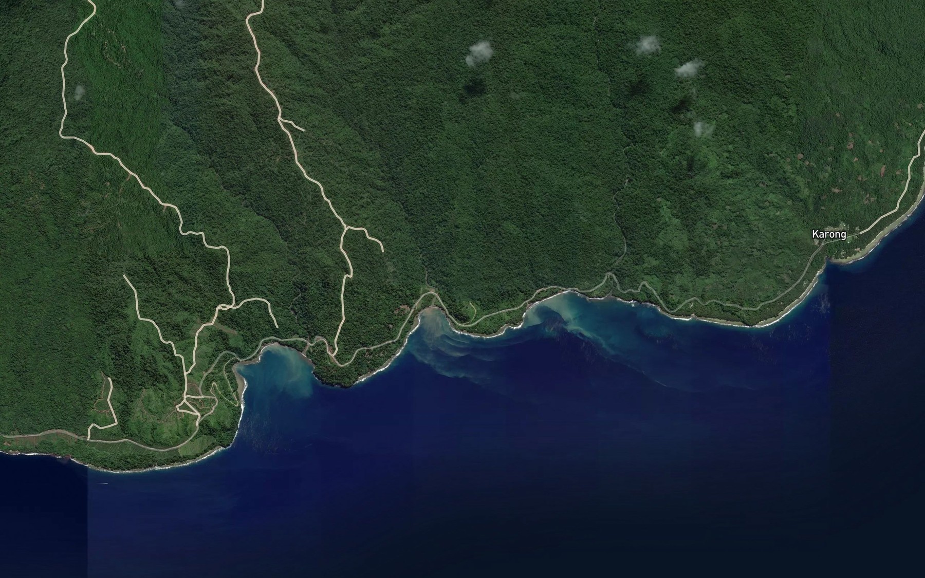 Satellite map of the Sinungum Creek