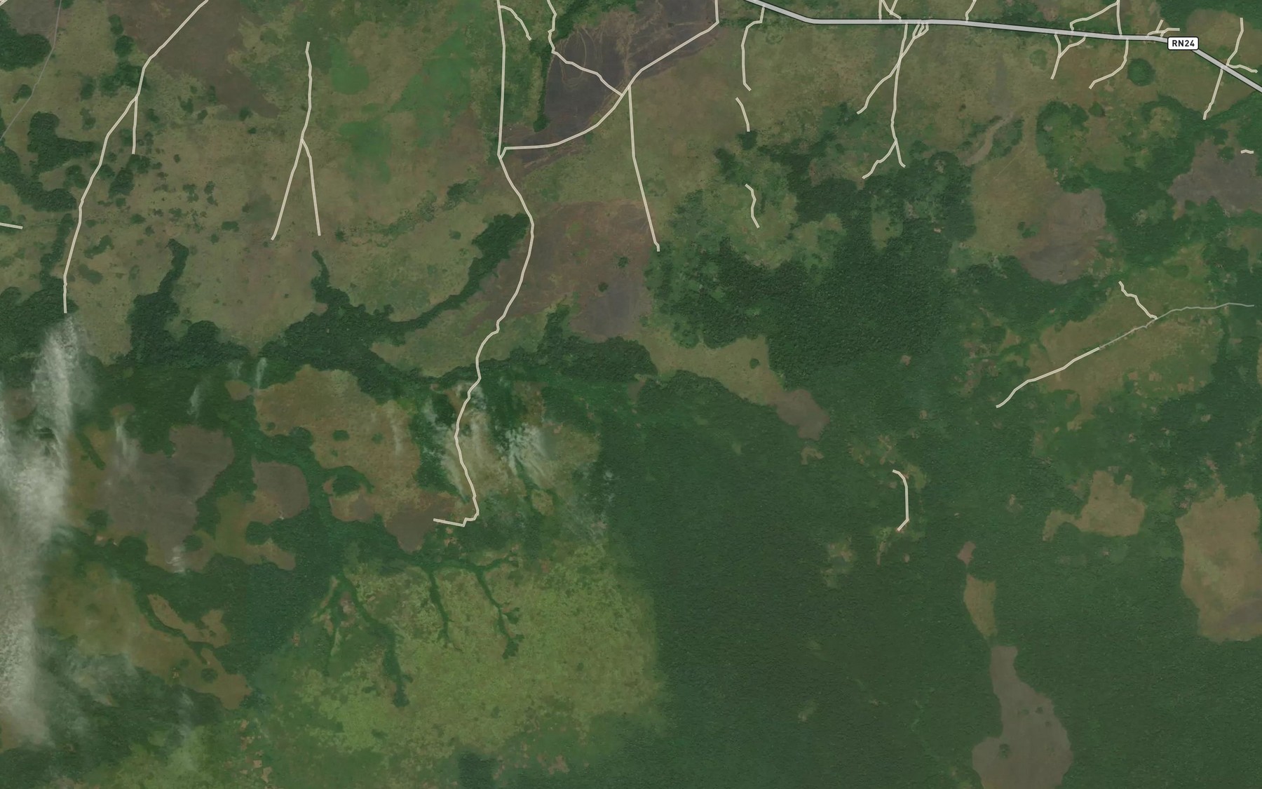Satellite map of the Gurangu