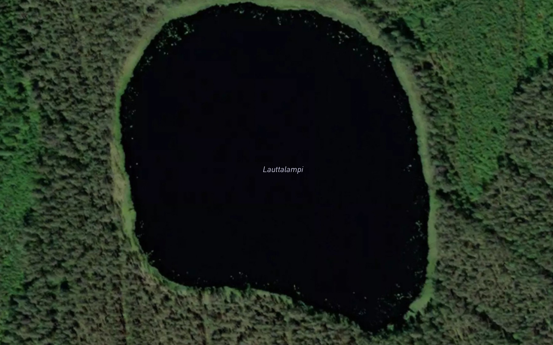 Satellite map of the Lauttalampi
