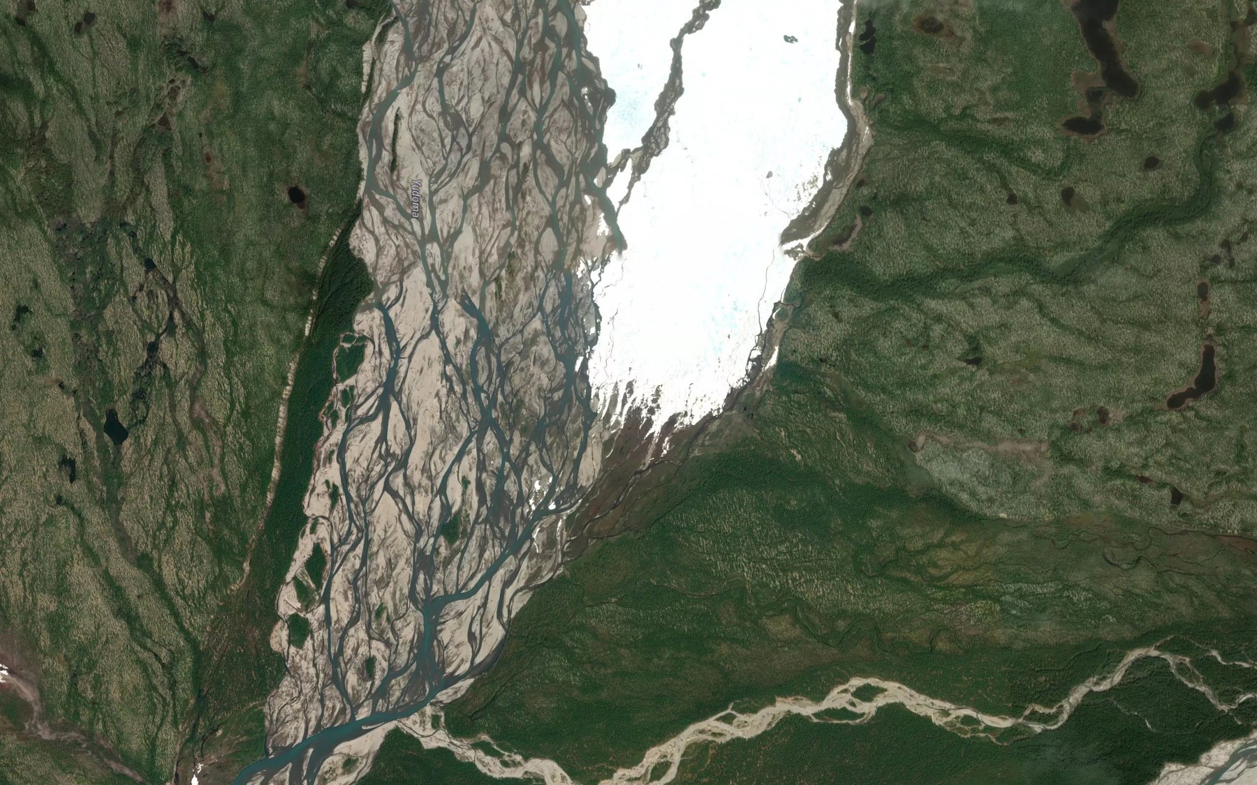 Satellite map of the Turutkich