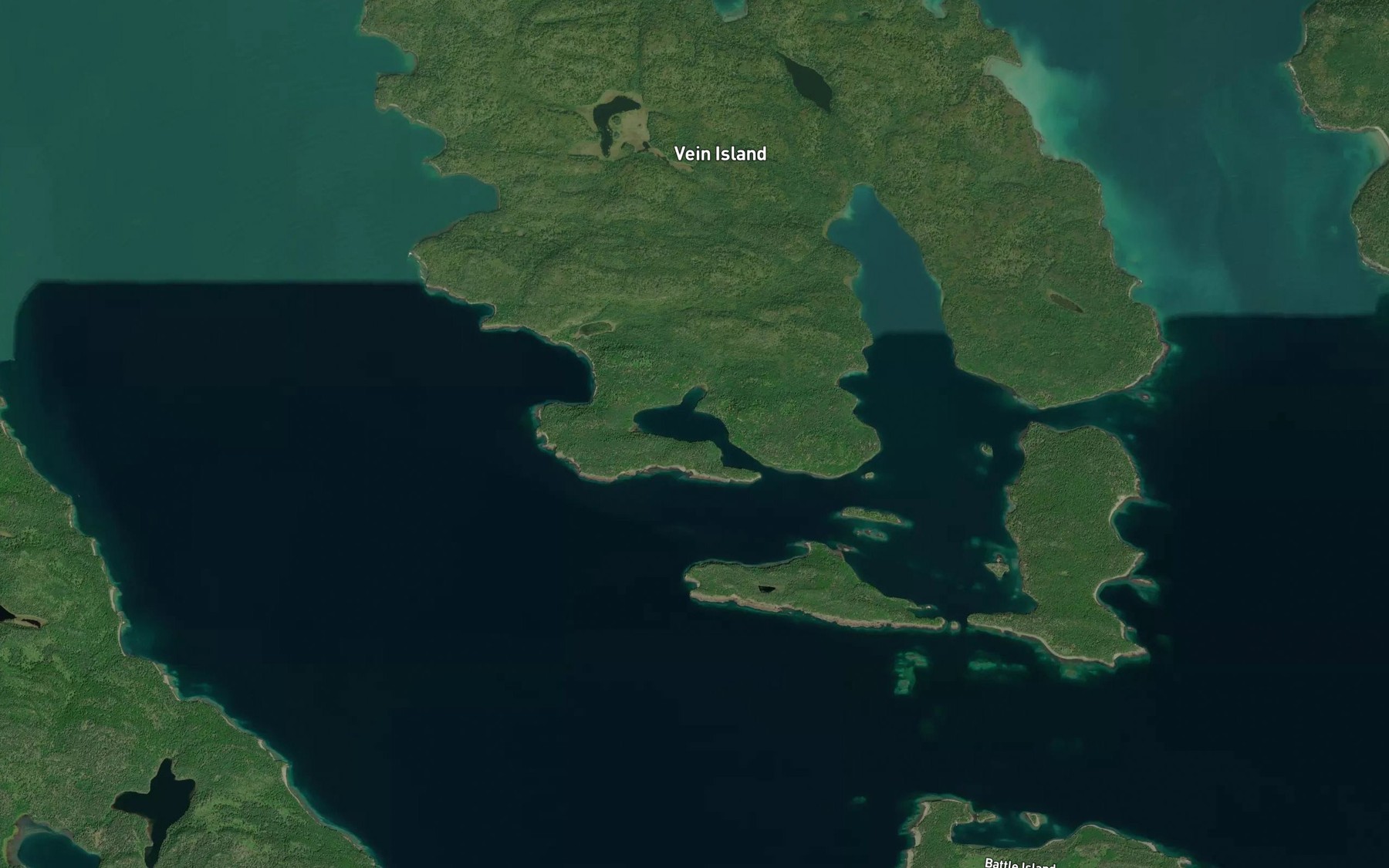 Satellite map of the Oldmans Pocket