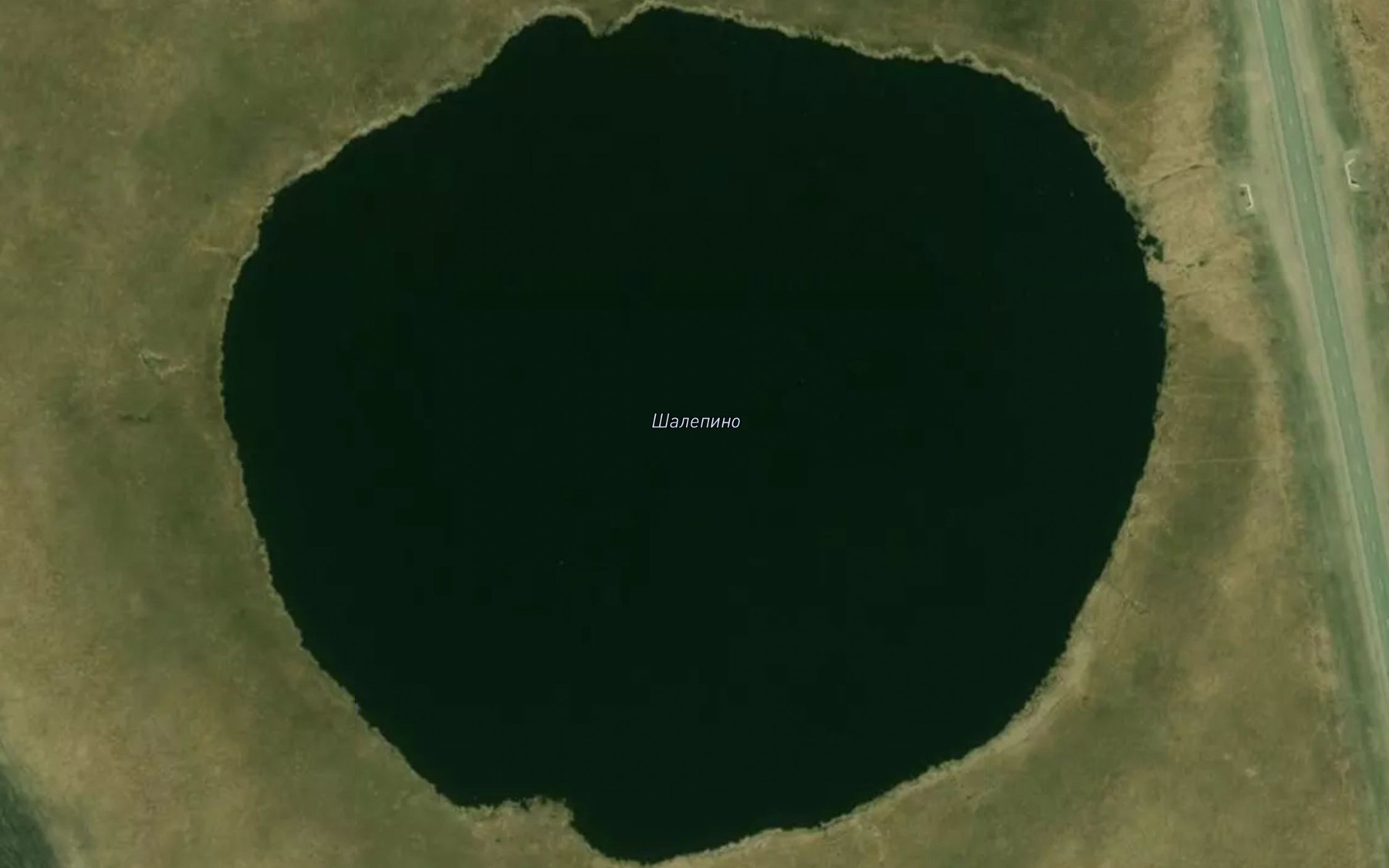 Satellite map of the Ozero Shalepinio