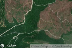 Satellite map of the Baldy Bear Creek