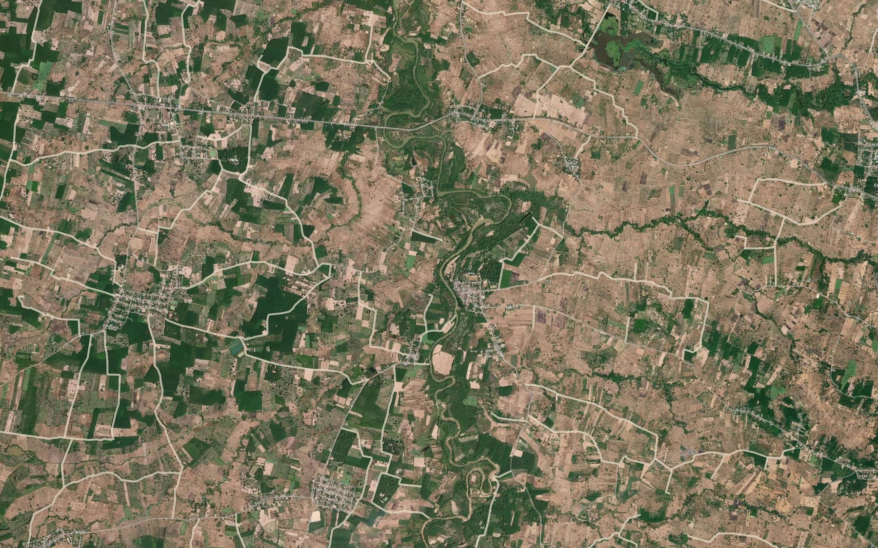 Satellite map of the Huai Hin Kong