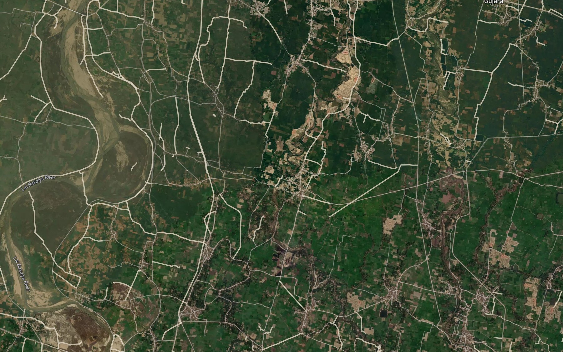 Satellite map of the Ghaghi Khola
