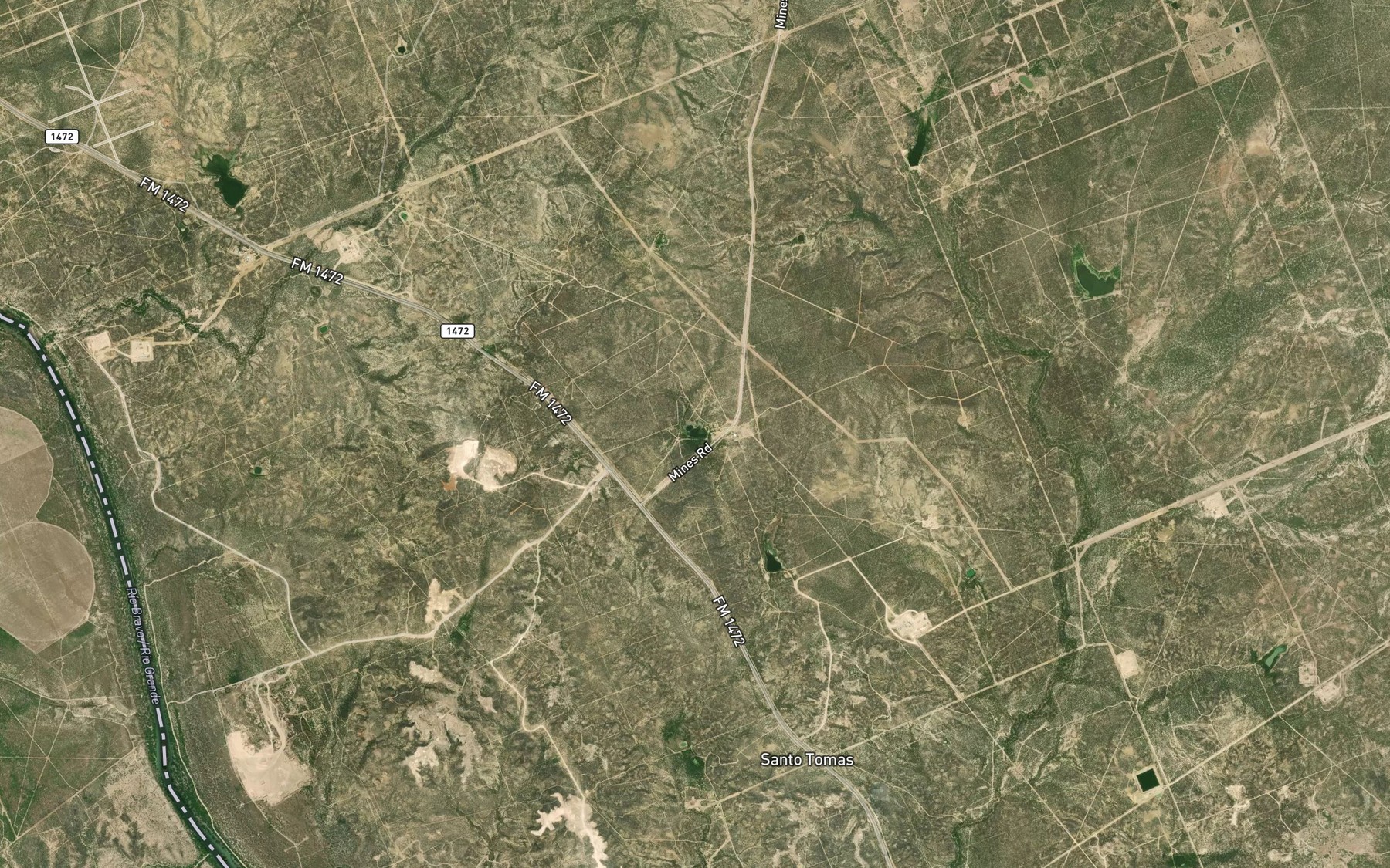 Satellite map of the Johnson Waterhole Number One