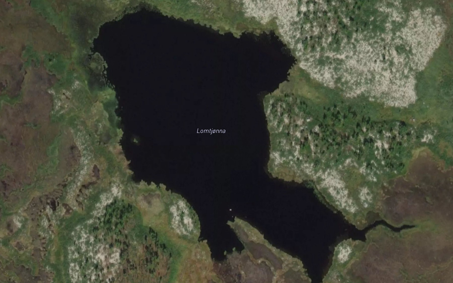Satellite map of the Lomtjonna