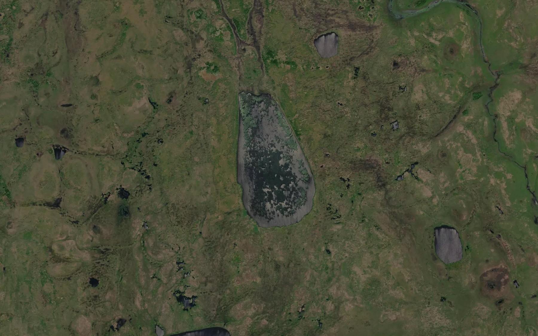 Satellite map of the Ozero Zelenoye