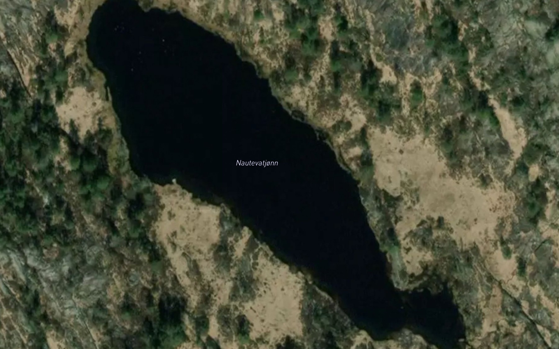 Satellite map of the Nautevatjonn