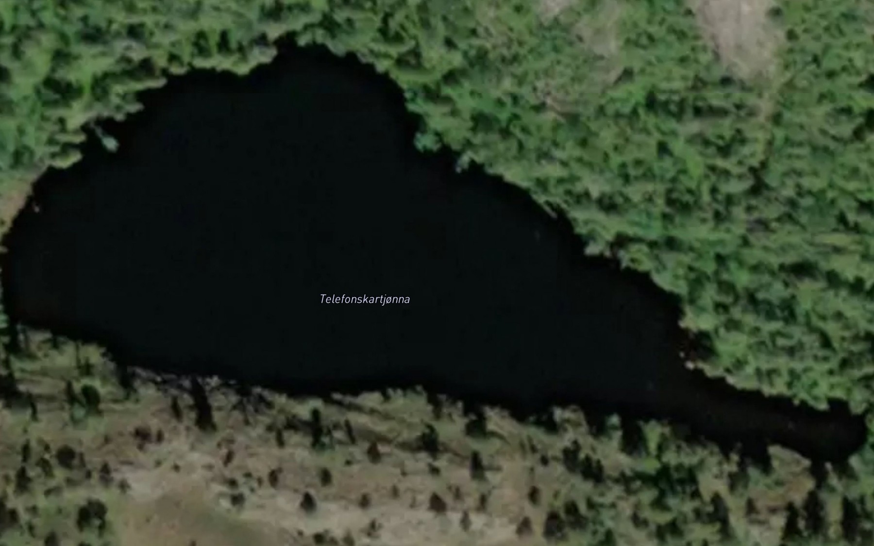 Satellite map of the Telefonskartjonna