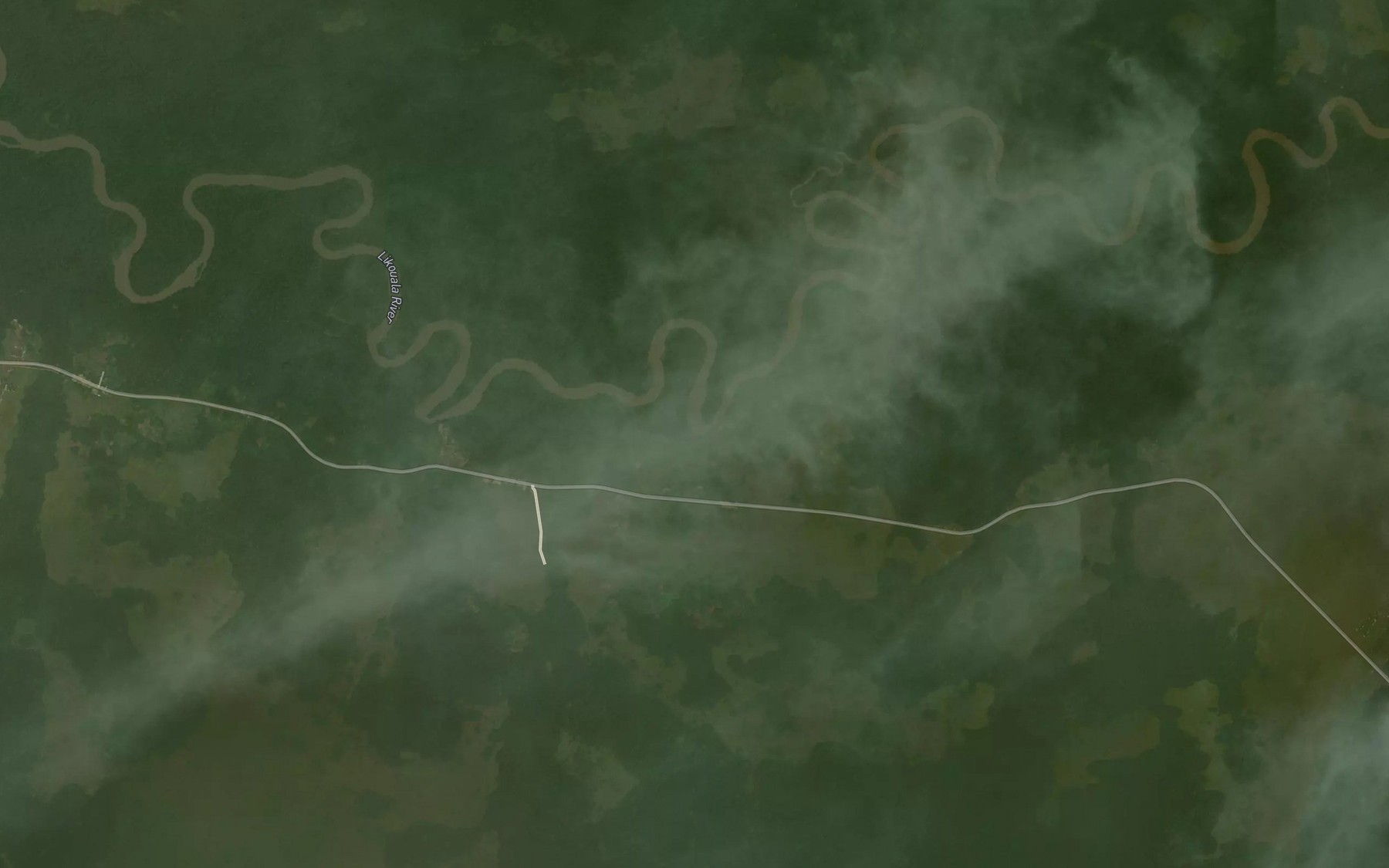 Satellite map of the Ossoba
