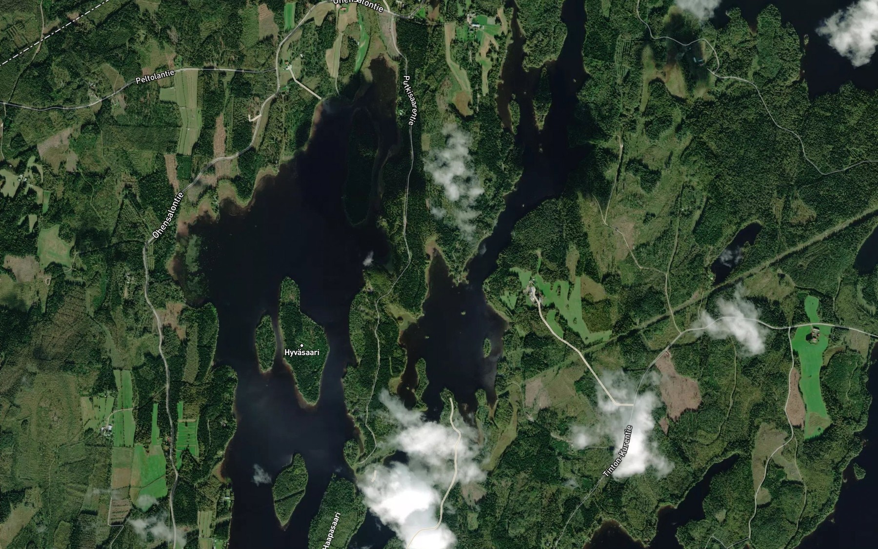 Satellite map of the Kivilahti