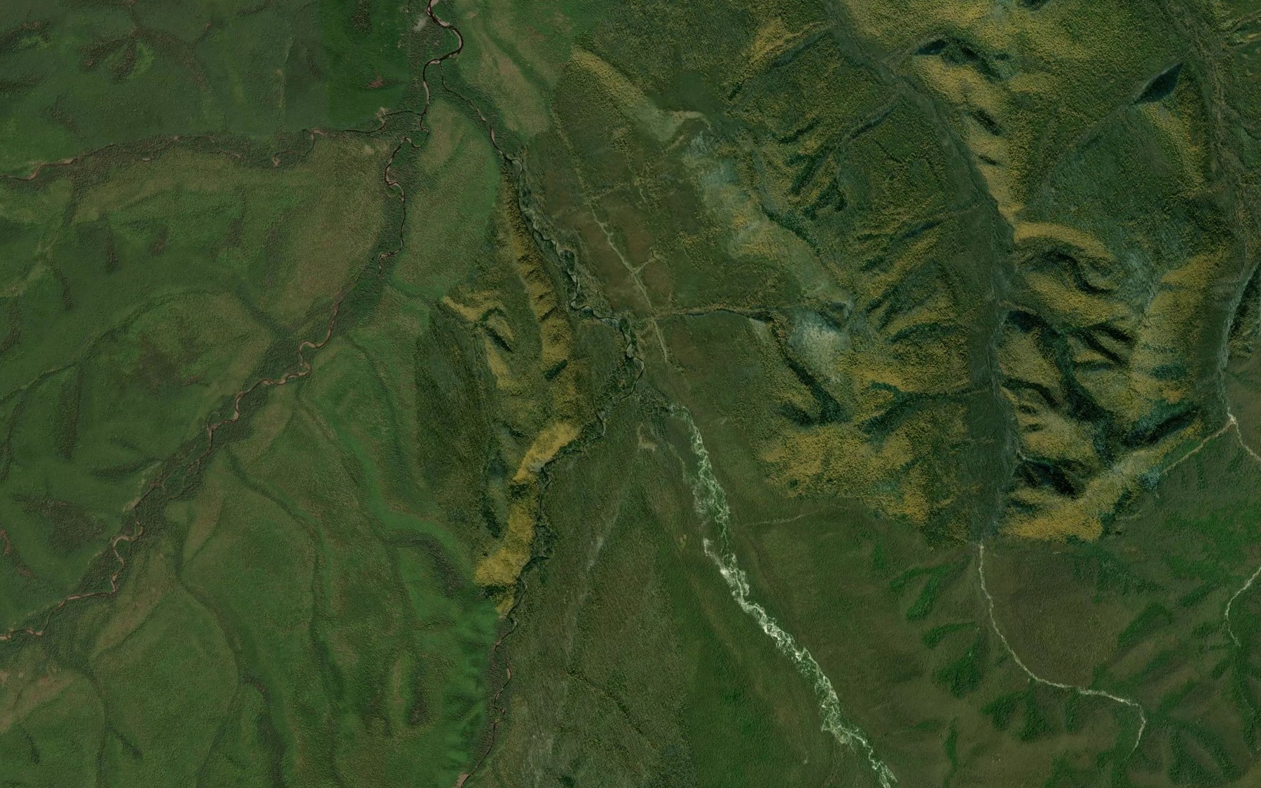 Satellite map of the Daka