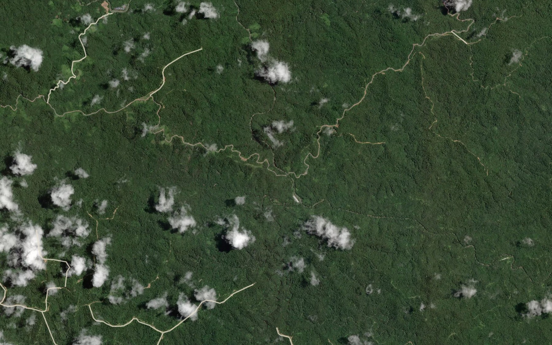 Satellite map of the Sungai Setambah
