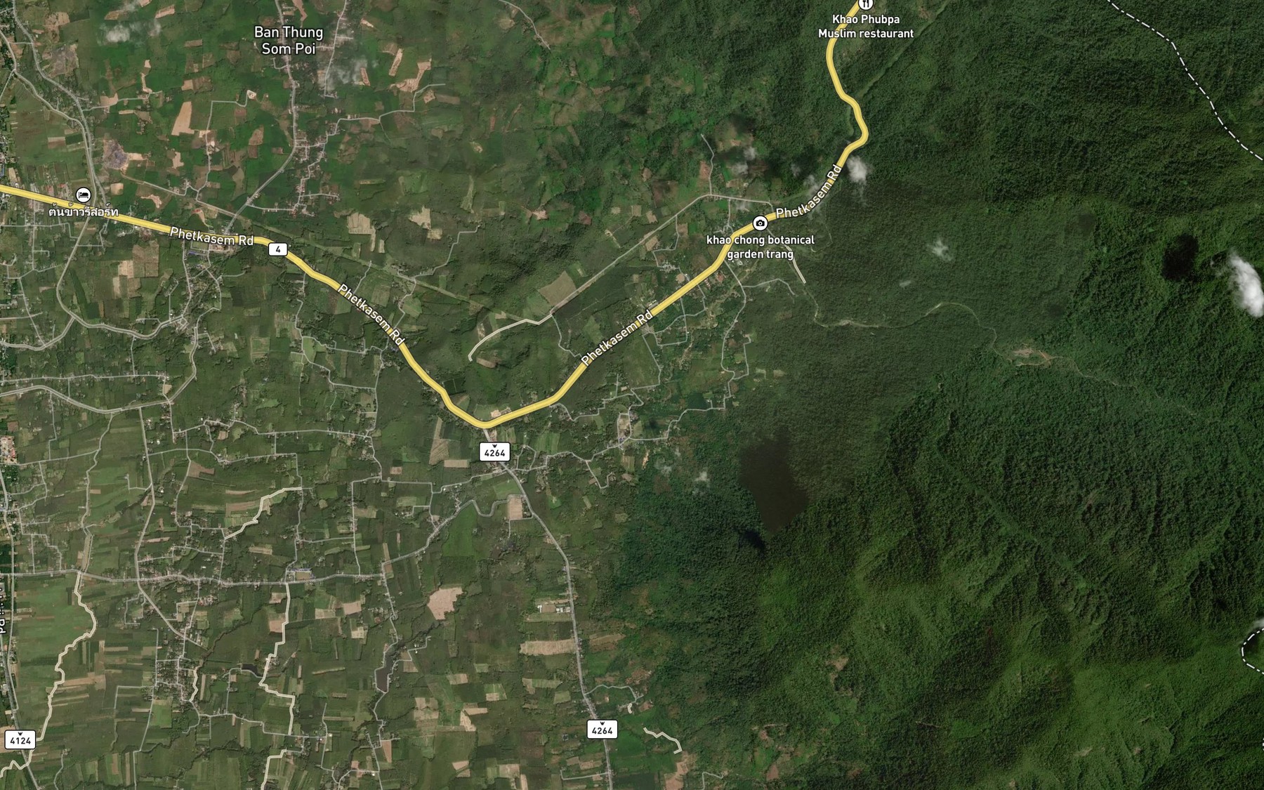 Satellite map of the Khlong Kachong