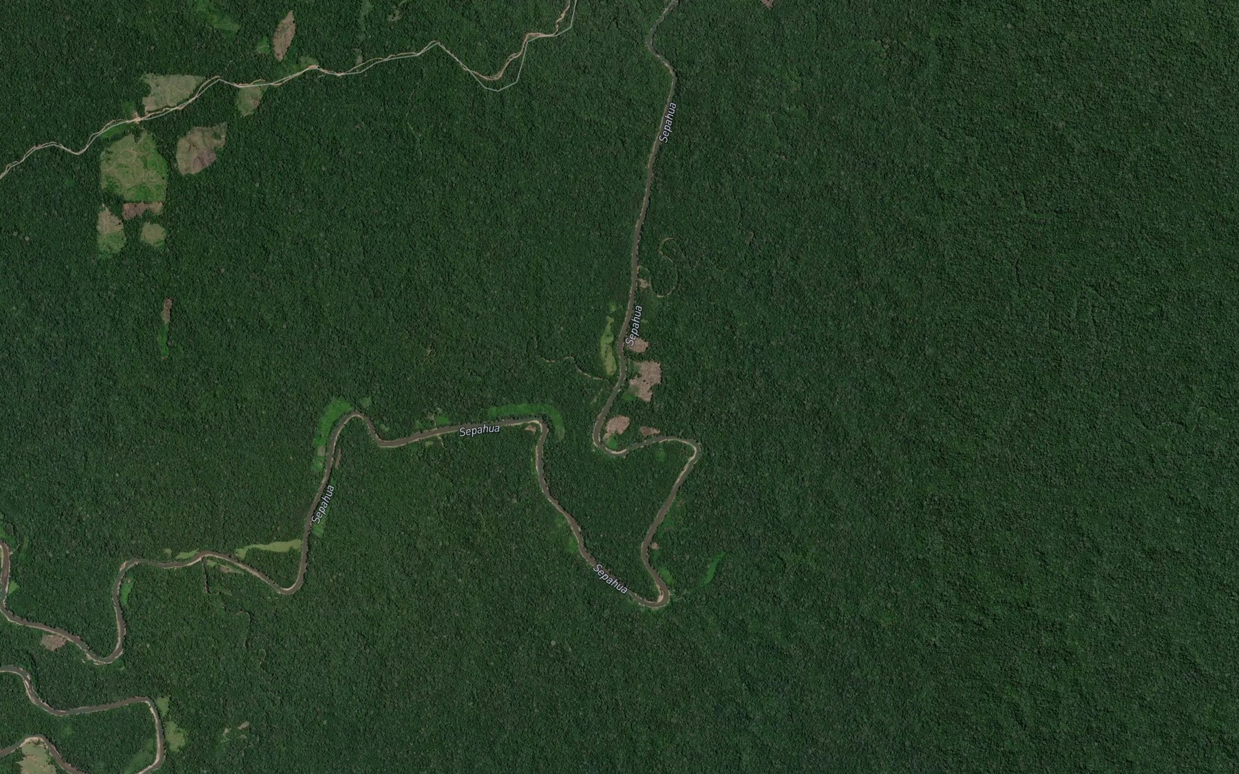 Satellite map of the Quebrada Yapaya