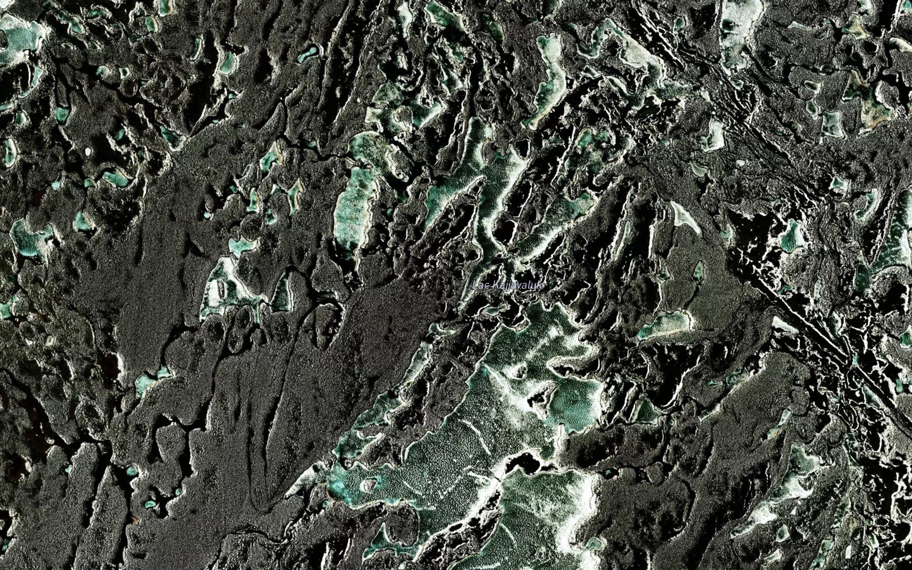 Satellite map of the Lac Kajjuvaluk