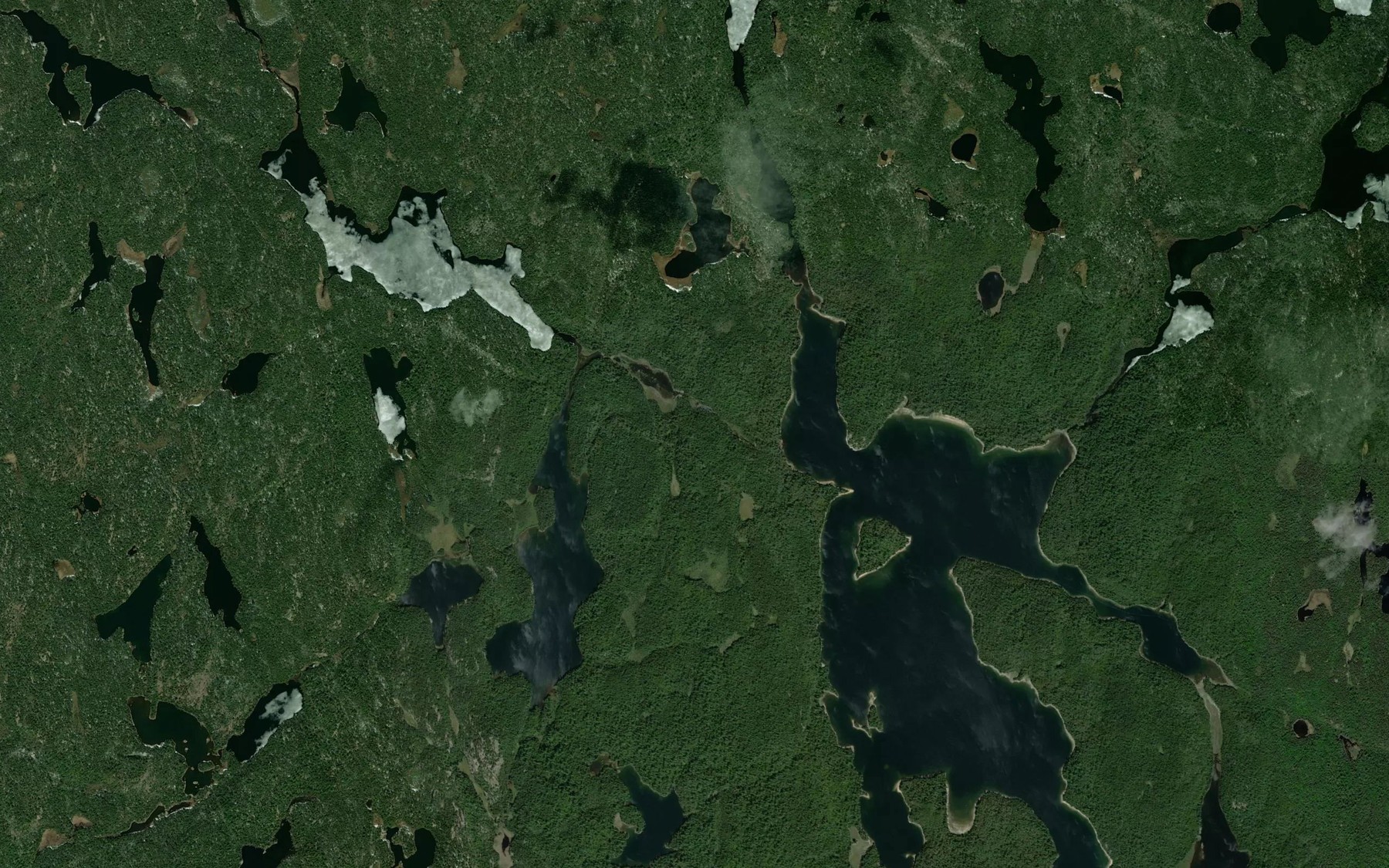 Satellite map of the Sinaminda Creek